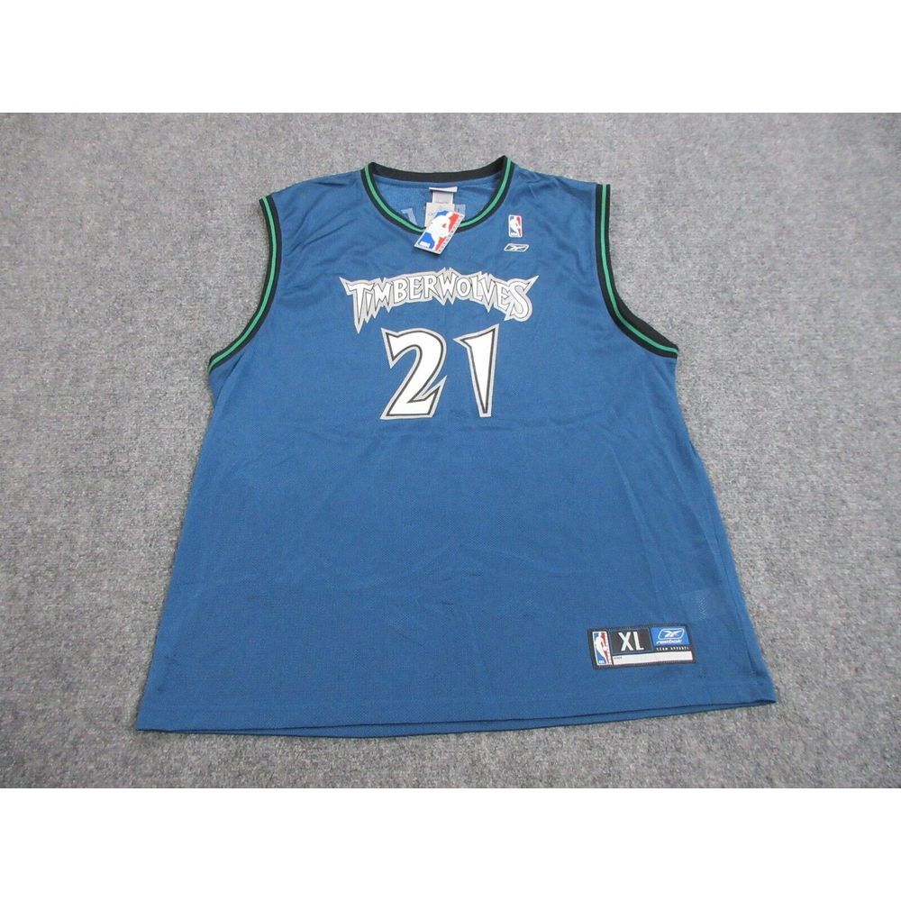 Kevin Garnett Minnesota Timberwolves Jersey Mens Extra Large Blue NBA Basketball